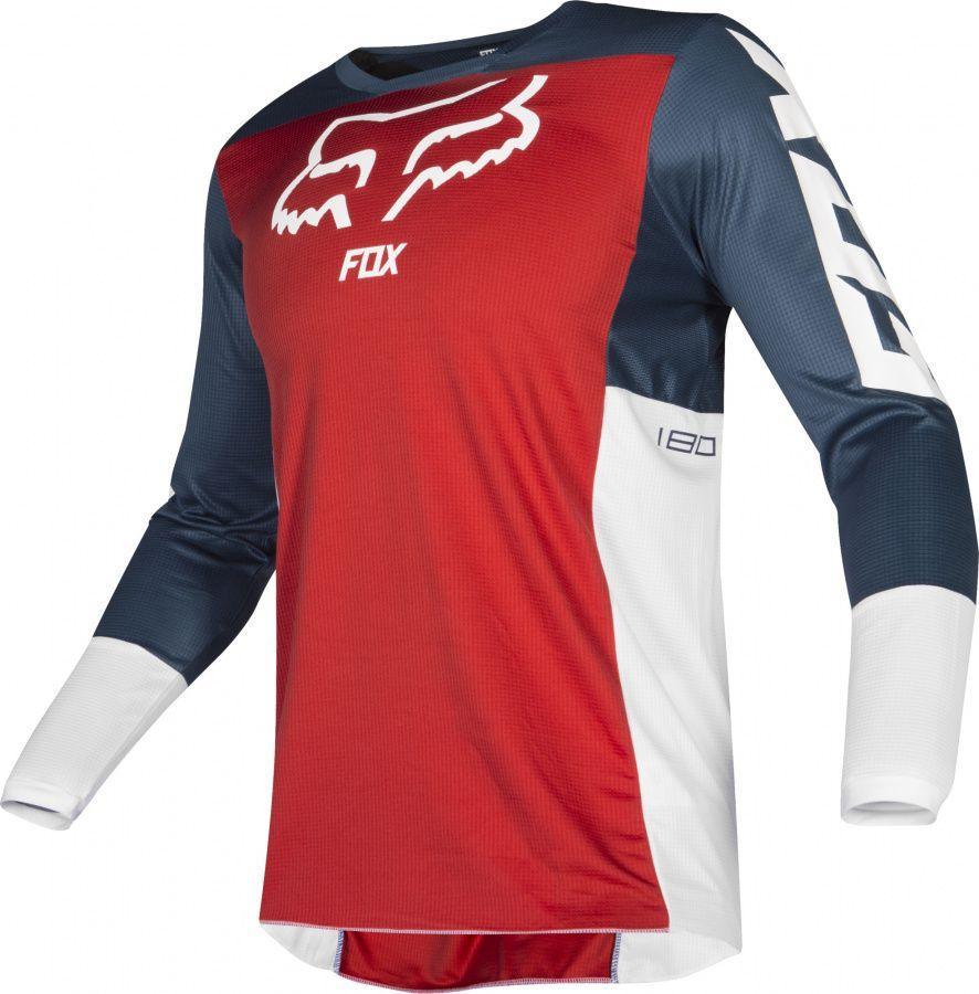 Мотоджерси Fox 180 Przm Jersey Navy/Red