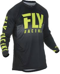 Джерси FLY RACING LITE HYDROGEN Black/ Hi-Vis Yellow