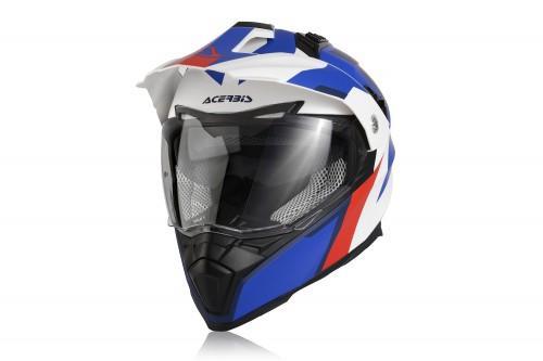 Шлем мотард ACERBIS FLIP FS-606 WHITE/BLUE/RED