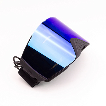 Очки кросс/эндуро с подогревом Full REVO Blue