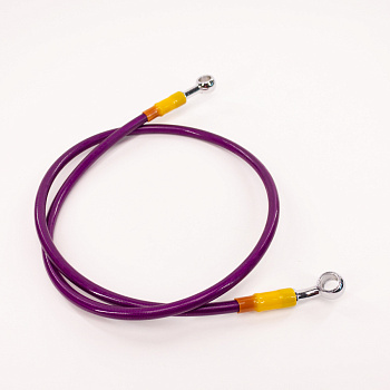 Шланг гидравлический тормозной (армированный) L=500 d=10мм фиолетовый